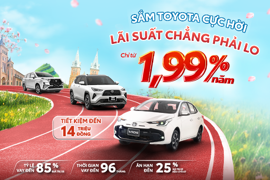 Read more about the article Ưu Đãi Lãi Suất Khi Mua Xe Toyota Trong Tháng 05/2025